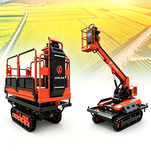 Orchard Crawler Platfòm Travay Ayeryen — Crawler Sizo Lift Vs Crawler Telesco...